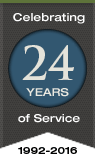 21 years of service